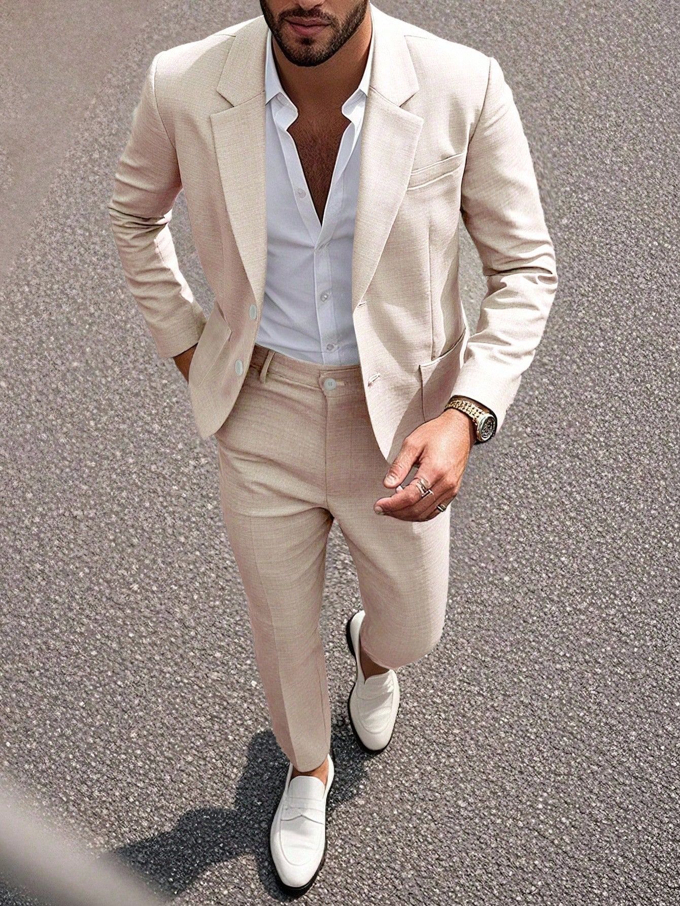 2026 trajes europeos y estadounidenses transfronterizos trajes de hombre trajes de color sólido pantalones de negocios cena de boda negocios 250603