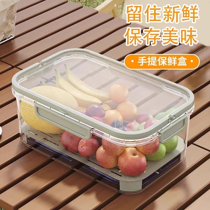 手提げ保冷箱屋外キャンプ春遊冷蔵庫食品ピクニック果物密封箱大容量携帯弁当箱|undefined