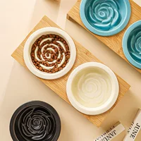Керамическая миска для кошек миска для кошек питьевой воды миска для пищи все в одной миска для риса для кошек миска для собак с защита от опрокидывания