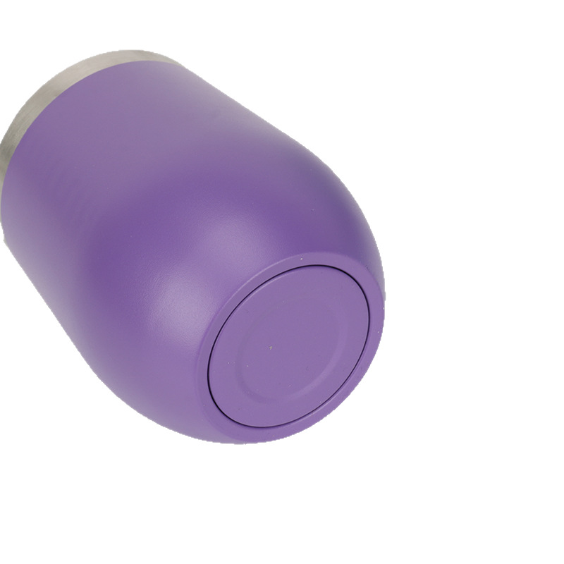 Transfronterizo dedicado 12oz taza de cáscara de huevo doble capa de acero inoxidable taza de regalo creativo en forma de U taza de vacío del coche logotipo impreso