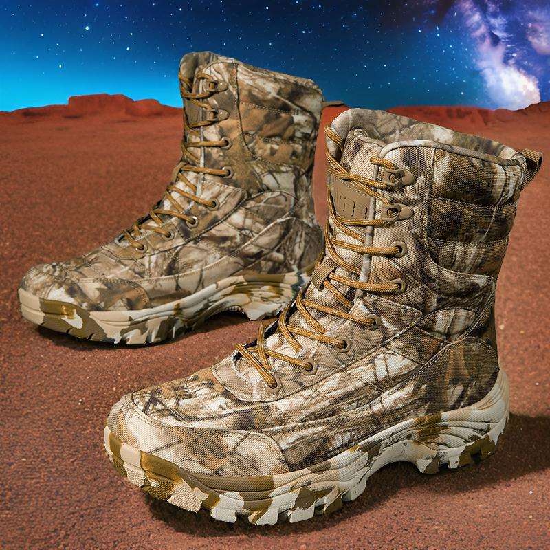 Botas de combate de distribución de una pieza Botas tácticas nuevas de talla grande transfronterizas para hombres Botas altas de montaña al aire libre Botas de campo de Amazon