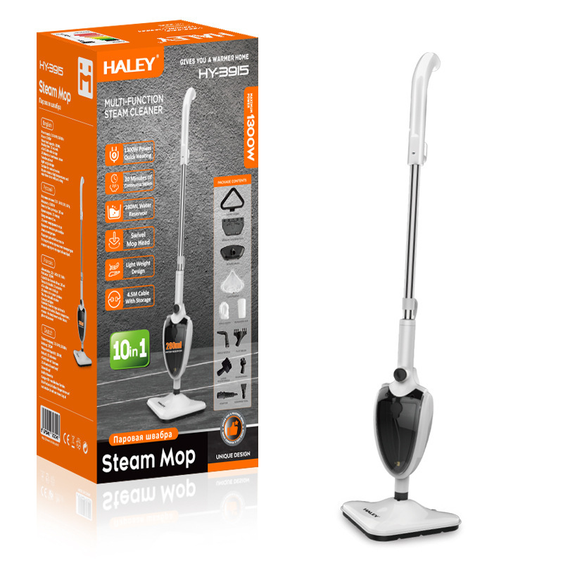 Haley European Standard High-Temperature Household Multifunctional Electric Cleaning Machine Small Handheld Mite-Removing Steam Mop Haley European Standard High-Temperature Household Multifunctional Electric Cleaning Machine Small Handheld Mite-Removing Steam Mop