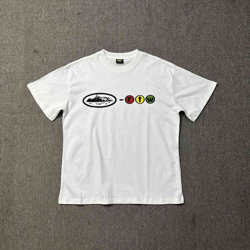 240g corteiz マンハッタン島シリーズ Tシャツ 半袖 レターロゴプリント 男女兼用 ダブルヤーン ファッション 半袖 トレンド|undefined
