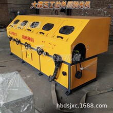 五工位鏡面圓管拋光機 多組外圓拋光機 黑龍江鋼管拋光機設備