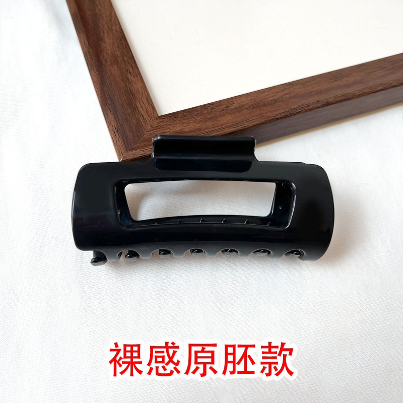 2025软硅胶方形鲨鱼夹百搭耐磨耐用软质抓夹不伤发秋季小清新头饰|undefined