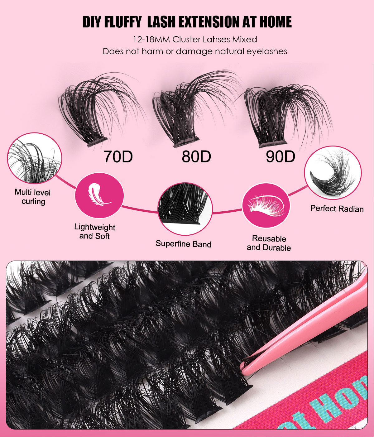 30g Weight Makeup Tool Sets Makeup Tools Types 1 Set Quantity Artificial Fiber Material Solid Color Pattern Casual, Elegant, Lady Style Casual Elegant Lady Solid Color Artificial Fiber Makeup Tool Sets 1 Set 3