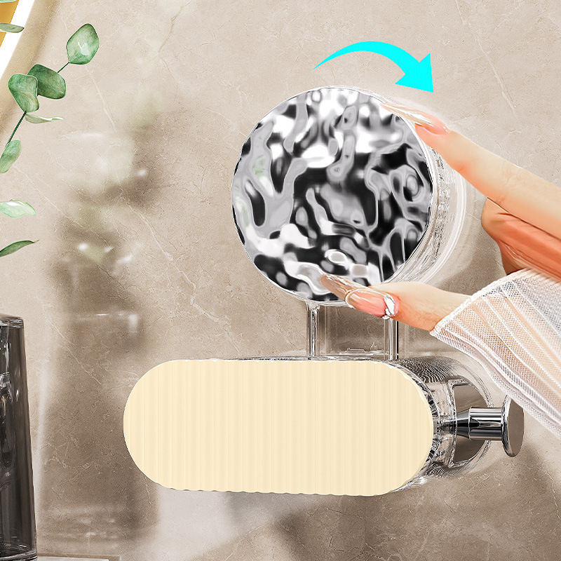 Ventosa fregona pared colgante clip Punch-libre fuerte adhesivo inodoro baño fregona estante escoba hebilla estante fijo