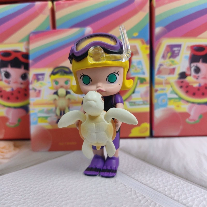 POPMART Pop Mart слепая коробка Molly Моё детство слепые коробки игрушки для стола автомобильные декорации