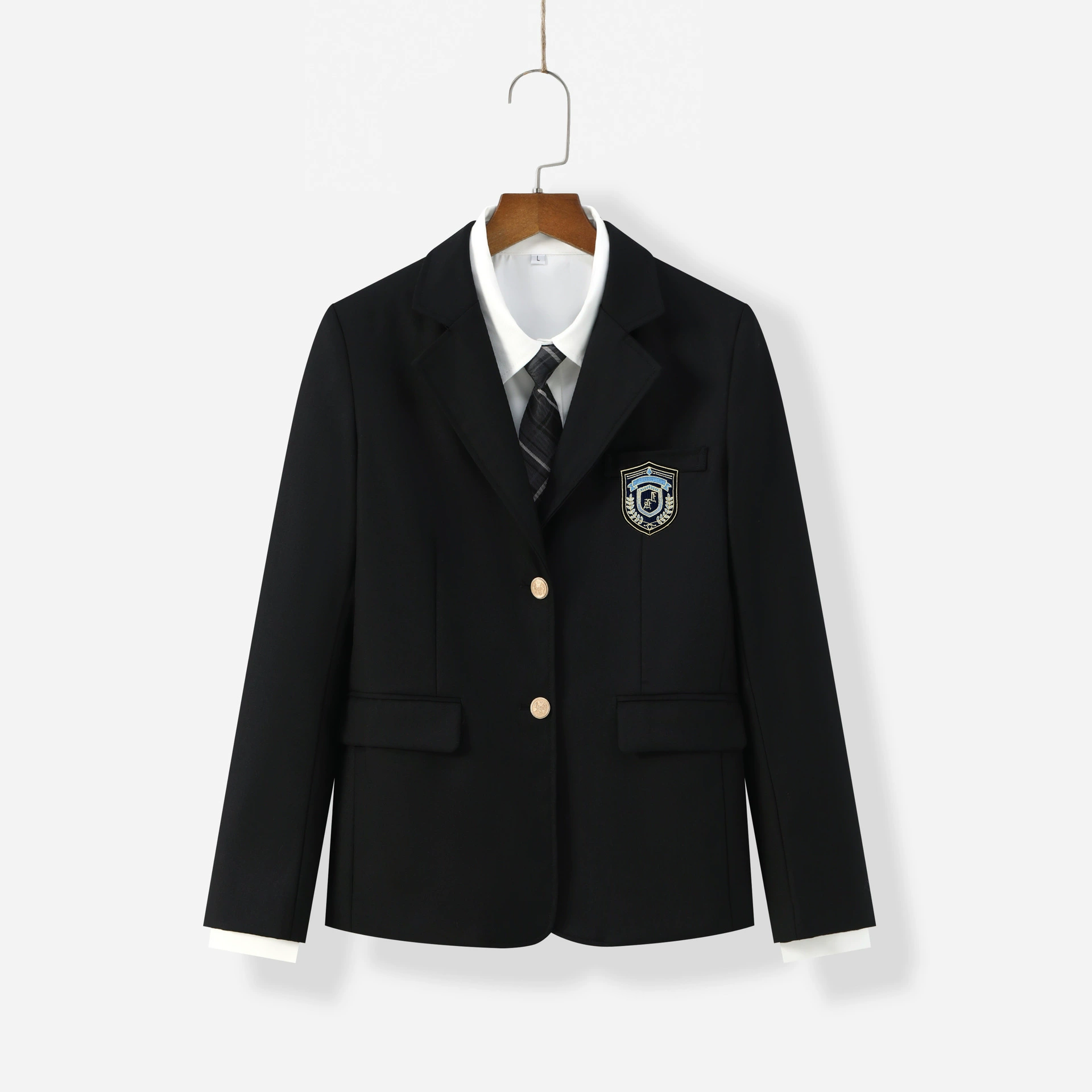 Японский пиджак в форме JK [Jian&Chuan Gao] костюм с значком Японский костюм в форме JK верхняя одежда