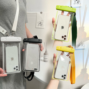 Waterproof Phone Bag for Delivery, Cute Luminous Phone Bag, Rafting and Swimming Equipment, Touch Screen Phone Protective Case