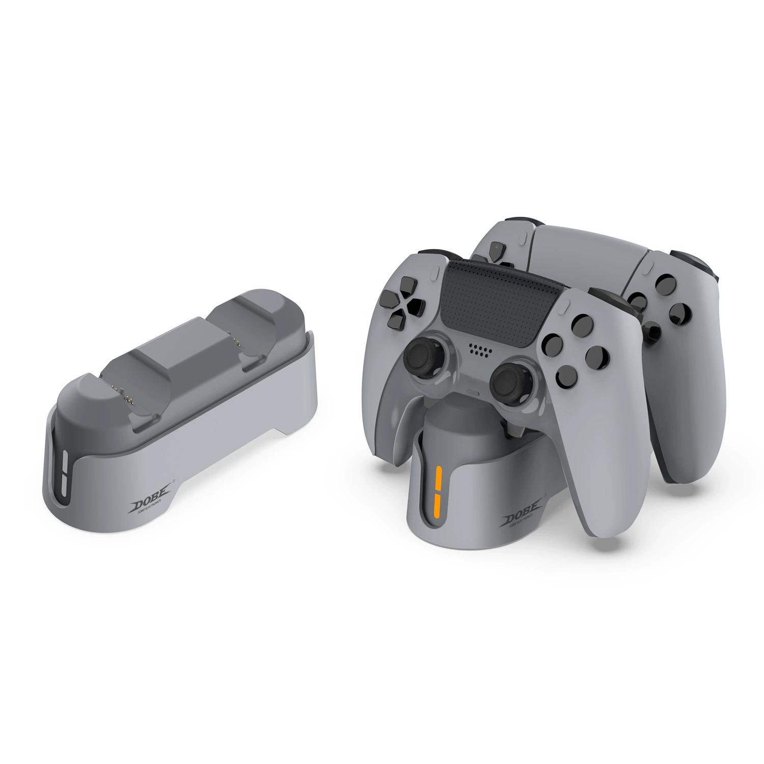 Подходит для геймпада PS5 Elite с LED-подсветкой, двойная зарядная станция для геймпадов PS5