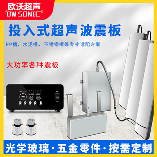 Immersion-Type Industrial Ultrasonic Vibration Plate for Electroplating Pre-Treatment and Hardware Cleaning Equipment