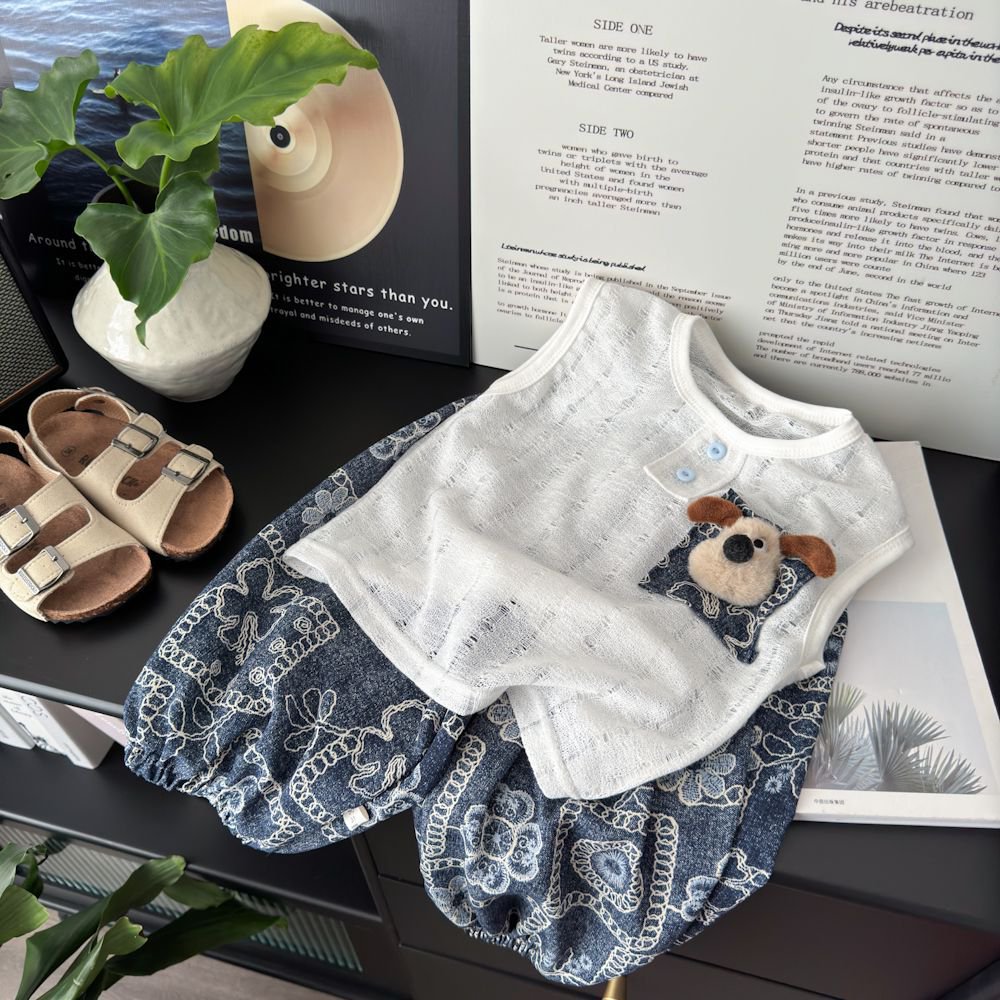 중공 조끼 정장 - 카우보이 개