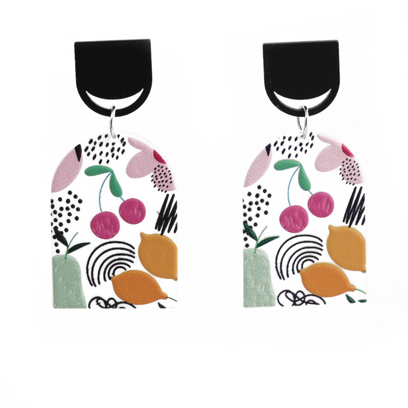 Foot Fashion Arylic No Inlaid Earrings display picture 9