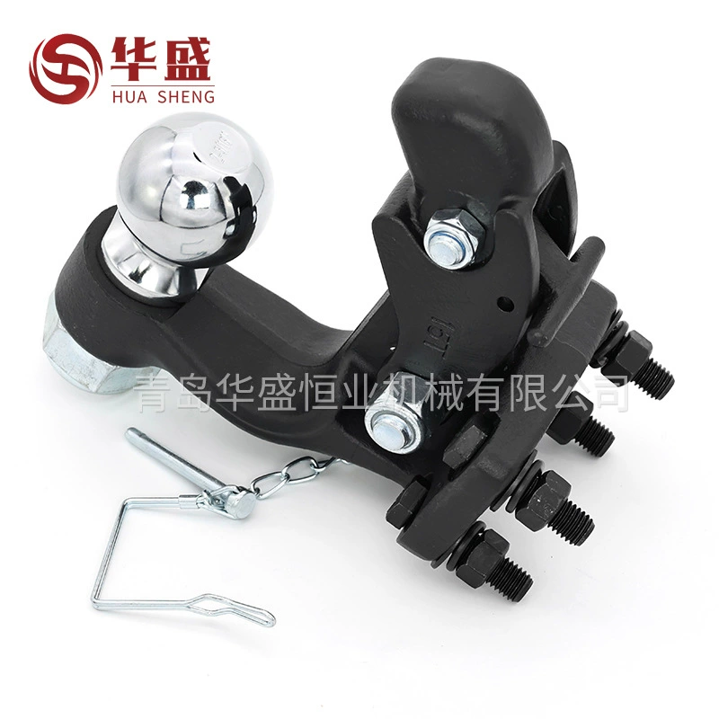 Мощный заводской кованый внедорожный крюк для буксировки RV, универсальный раллийный многозонный 12T шариковый прицепной крюк