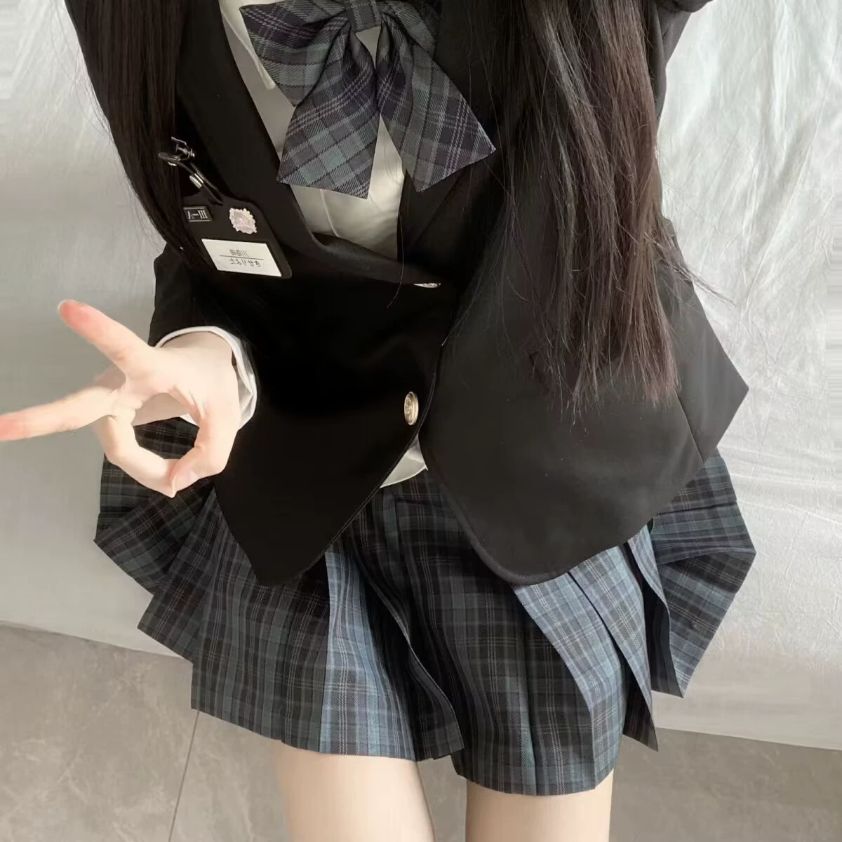 Колледж jK униформа костюм подлинная школьная форма для студентов