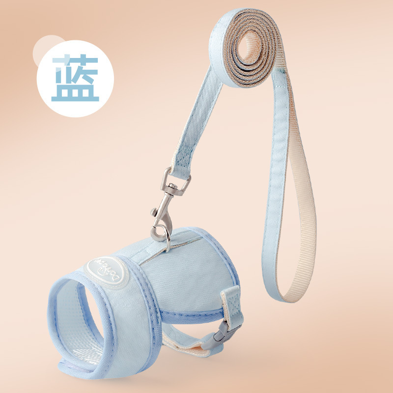 Nuevo tipo transfronterizo de cuerda de tracción para gatos anti-desprendimiento chaleco ajustable para salir cuerda de gato correa de pecho para artículos de mascotas