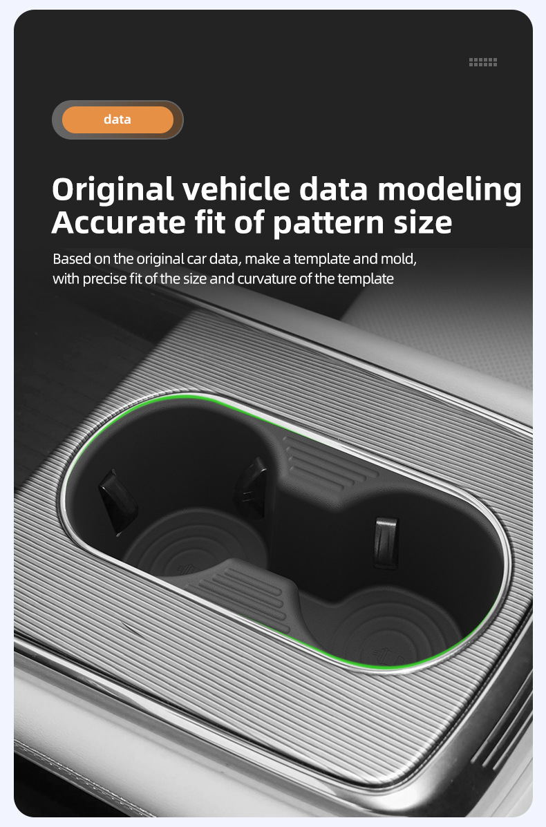 Suitable for 26 models of Mazda EZ6 central control cup holder 6E protective anti-slip mat, specialized car accessories for modification
