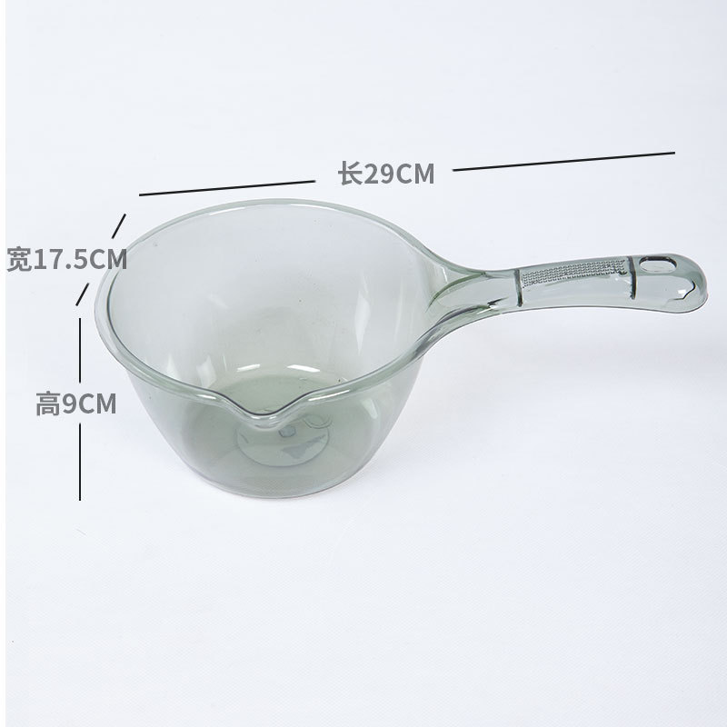 Cuchara de agua de cocina hogar mango largo plástico cuchara de agua creativa y profunda cuchara de agua flotador cuchara de champú