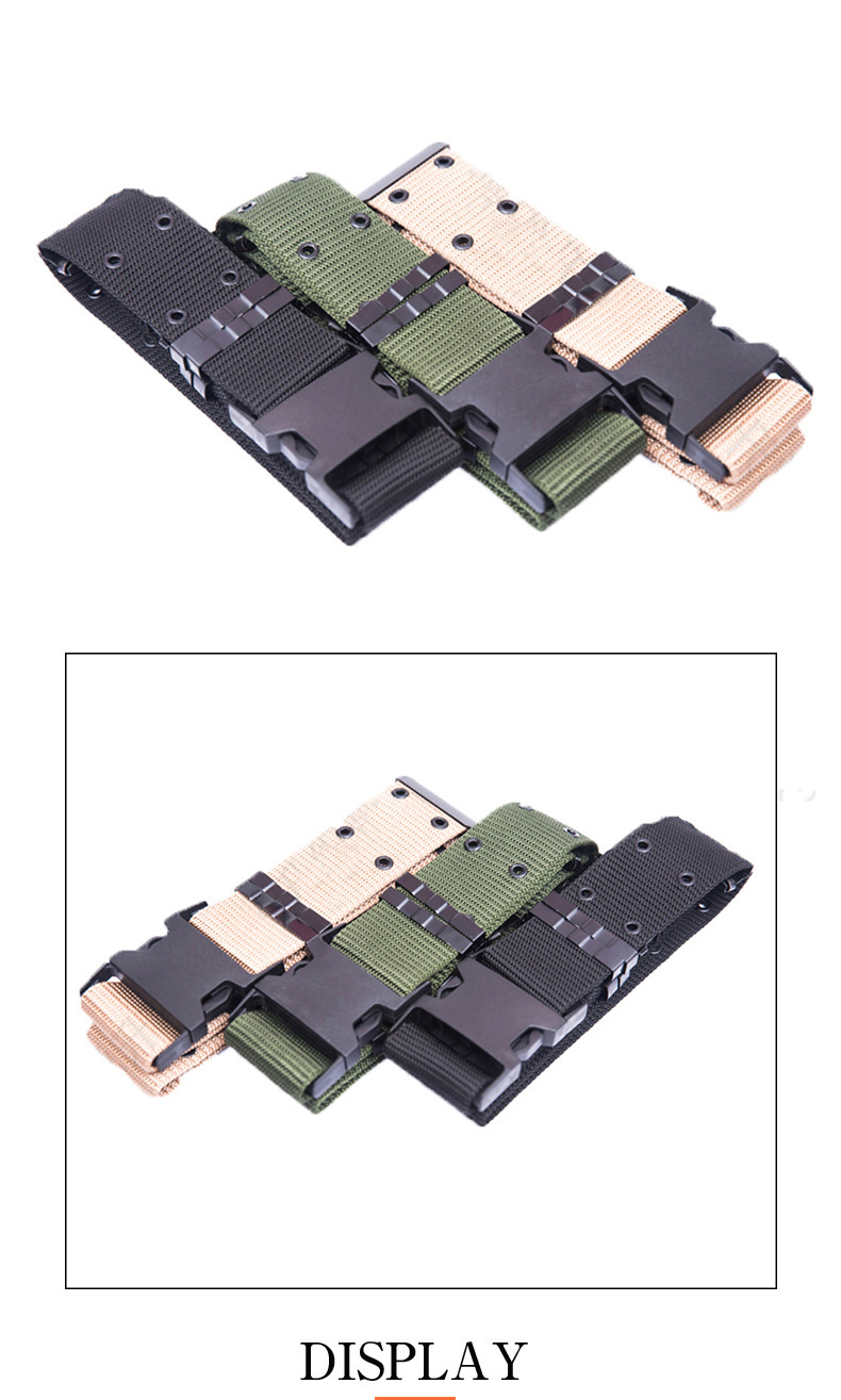 Fabrik direkt im Freien Ausrüstung Sicherheitstaktik S Außengürtel hochwertige Bergsteigen gewebte Leinwand Gürtel Großhandel_voghion.com