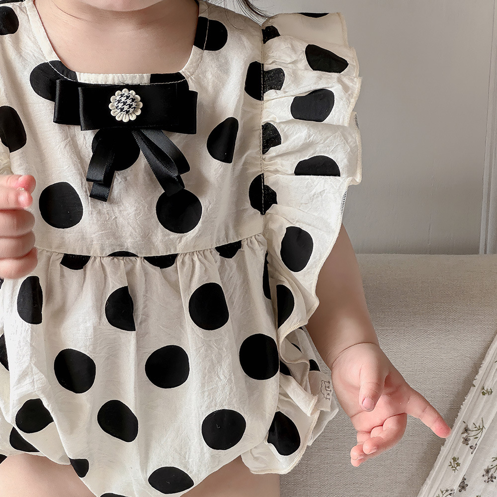 Mono de verano para niñas Ropa para niños coreanos Ropa para bebés Estilo de verano 2024 Nuevos productos Ropa para bebés Ropa de verano