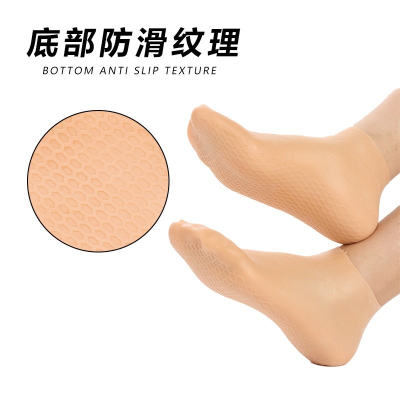 Cross-Border Gel Moisturizing Socks, Silicone Socks for the Soles of the Feet, Anti-Crack Foot Covers, Socks to Protect the Heels, Wholesale
