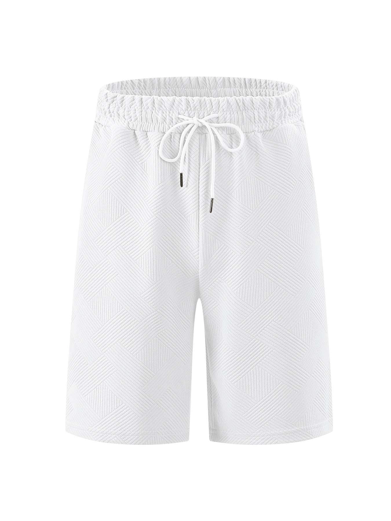 Transfronterizo Amazon hombre Jacquard de verano delgado pantalones cortos casuales sueltos respirables pulsadas pantalones deportivos americanos
