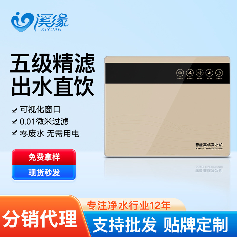 Ultrafiltration Water Purifier Level 5 Household Unplugged Wastewater-Free Kitchen Tap Water Filter Mineral Water Purifier