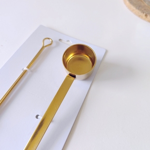 Export Templerade Coffee Measuring Spoon Clip Brass Stainless Steel Measuring Cup Sealing Clip Set