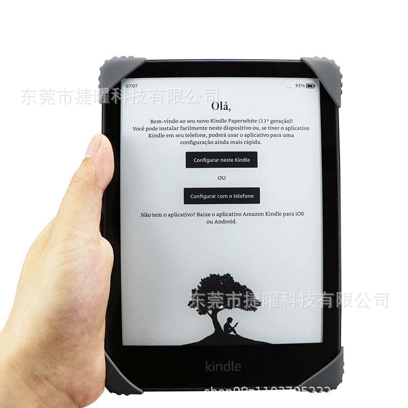 Universal electronic elastic silicone handheld reading, protective corner covers, protective case, 6 inches, fall protection 5