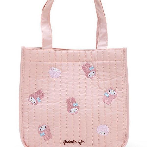 in stock Happy Kitty Devil Cartoon Cute Embroidered Handbag Outgoing Portable Handbag Lunch Bag in stock Happy Kitty Devil Cartoon Cute Embroidered Handbag Outgoing Portable Handbag Lunch Bag