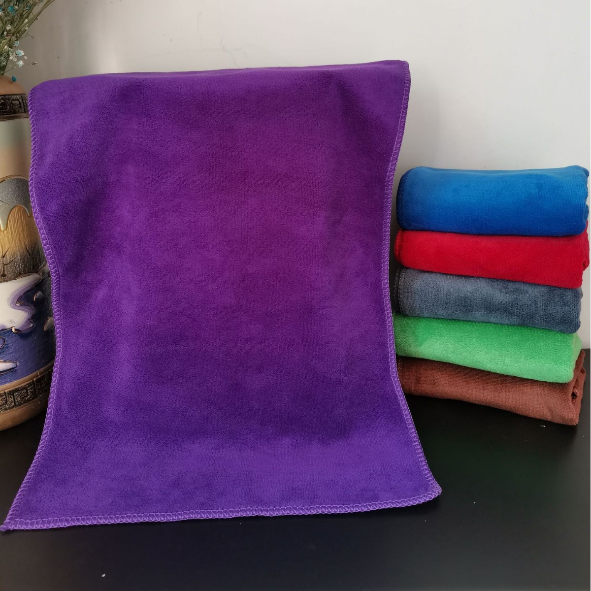 Paño de limpieza, toalla absorbente gruesa que no suelta pelusa, toalla específica para cocina, toalla de limpieza para mesa de limpieza del hogar 420g