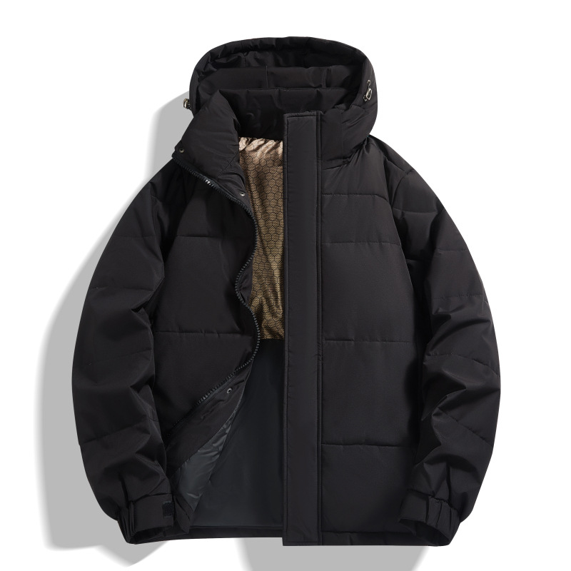 Men's Down Jacket Graphene Hooded Warm Winter Parka For Men_voghion.com