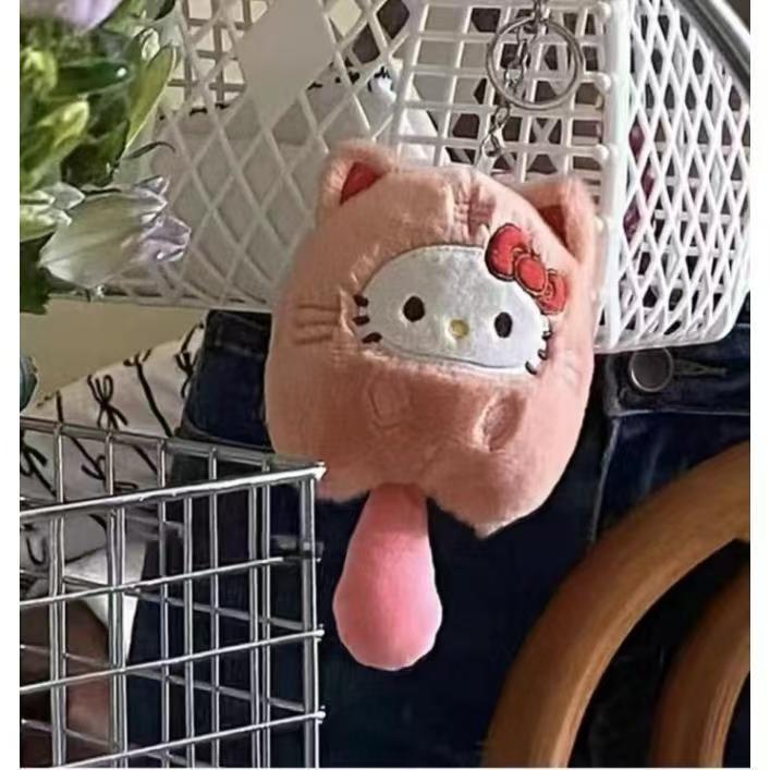 Disfraz Kitty Kitty Meimei colgante japonés para ganar dinero gato caricatura bonito payaso bolsa de pescado colgante