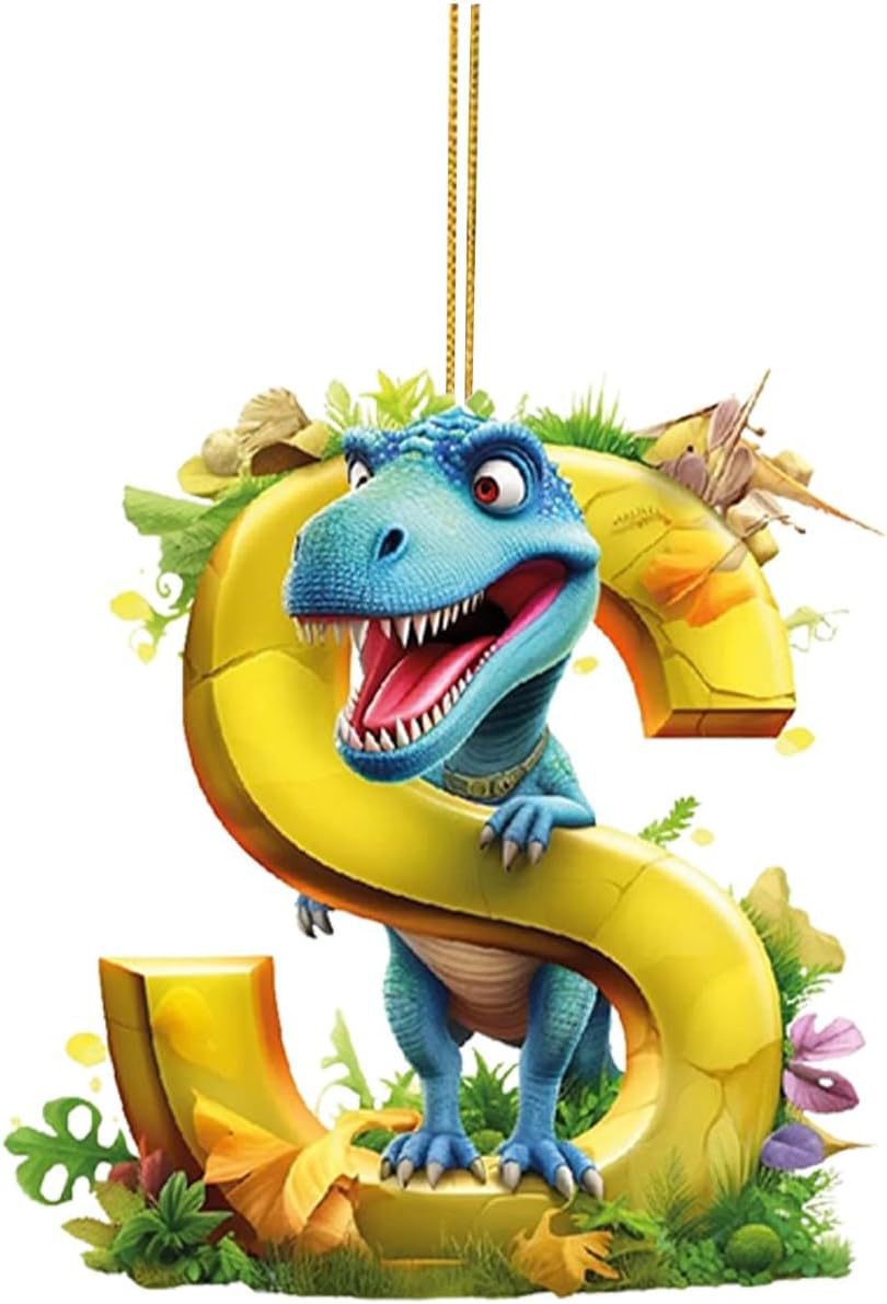 Dinosaurio 26 letras inglesas deformación de números deformación de juguetes de dinosaurio ABCD