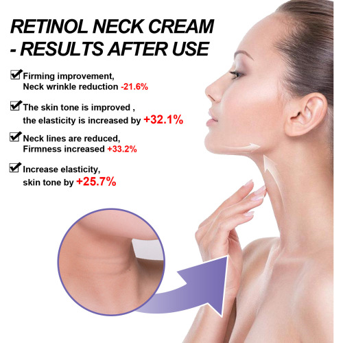 EELHOE Retinol Neck Cream Neck Massage Diminishes Neck Lines Moisturizes and Firms Neck Skin Reshapes Swan Neck
