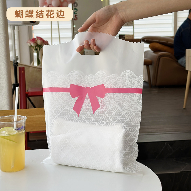 厚みのある絶妙な大小のギフトバッグ、ジュエリー、ウェアラブルハンドバッグ、かわいいショッピングバッグ、ビニール袋 Y42|undefined