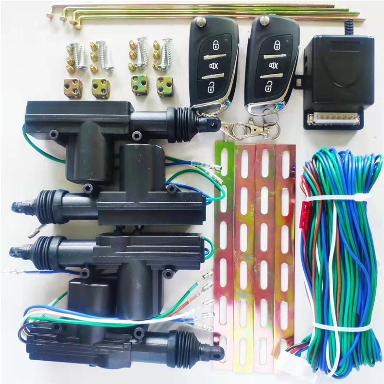 Factory Direct Sales Car Remote Control Central Locking 12V Truck Door Lock Motor Anti-Theft Lock Remote Control Lock Can + Bluetooth