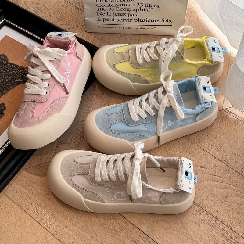 Spring and Summer new student women's shoes White shoes breathable casual sneakers all-match fashionable single-layer shoes Korean style ins sneaker