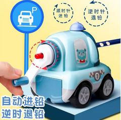 鼎邦汽車削筆器自動進鉛轉筆刀耐用小學生兒童刨筆機手搖削鉛筆器