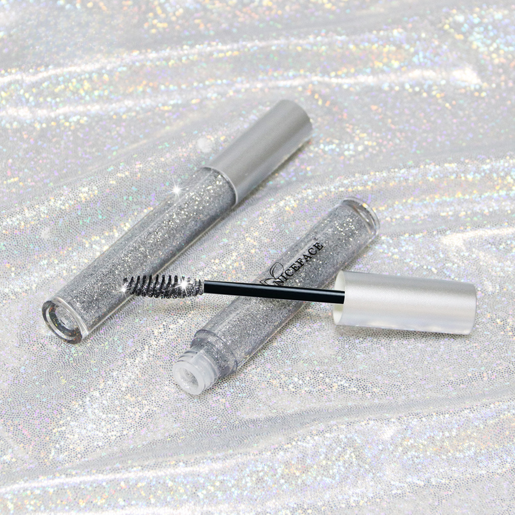 NICEFACE broken diamond shining mascara quick-drying film forming shining tear drops makeup effect mascara factory wholesale
