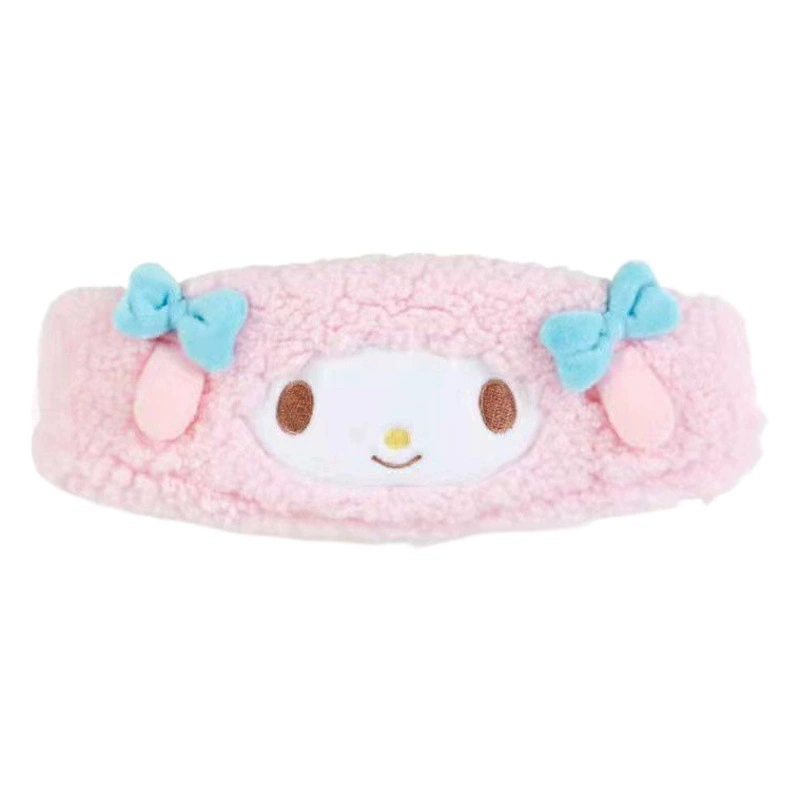 Японская Милая маска для глаз из ягненка для женщин, Красивая маленькая Лоди плюшевая Милая повязка для волос Yugui с большими ушами собака затенение маска для глаз для сна