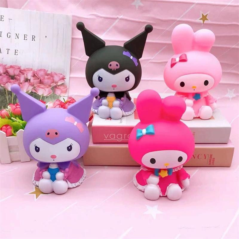 Новый стиль Cuolmy Stocking Tank Cartoon Girls' Heart для детей, противоскольная денежная банка, милая коробочка