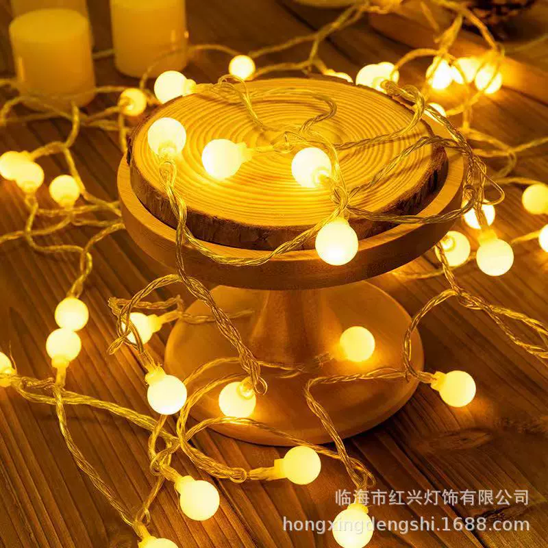 五角星彩灯串led星星灯户外露营帐篷氛围灯串圣诞节日庭院装饰灯