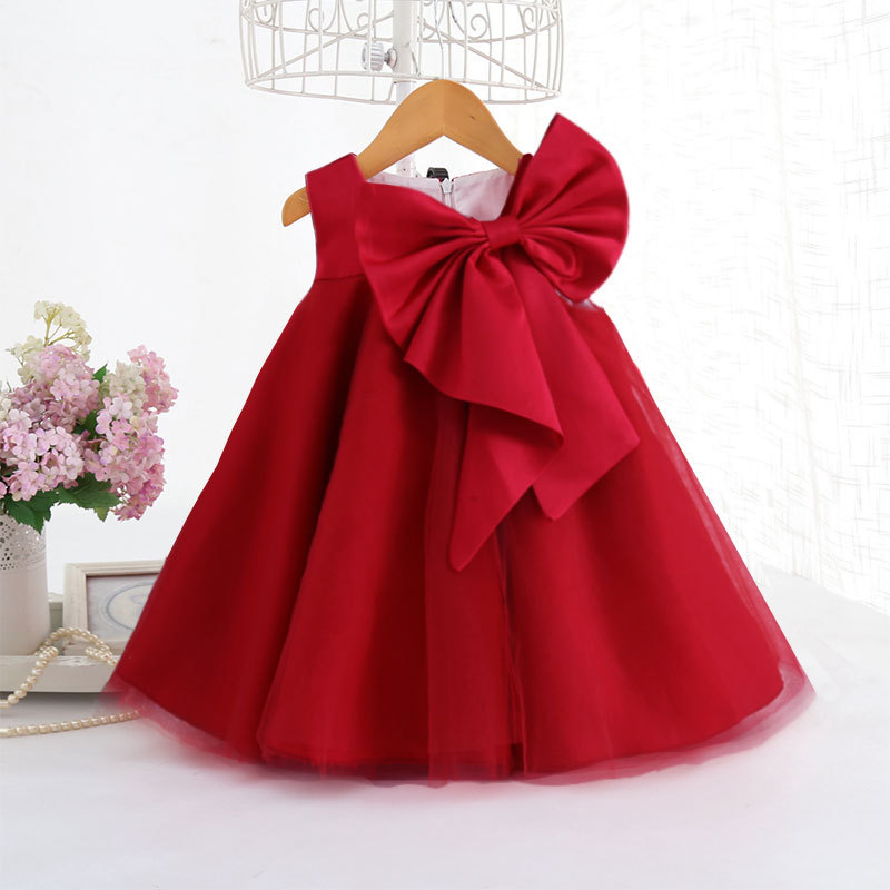 Princess Solid Color Polyester Girls Dresses display picture 3