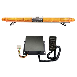 LED Roof Warning Light Yellow Long Strip Strobe Light Roof Light 1.7m Light+Horn+Siren SA9200A