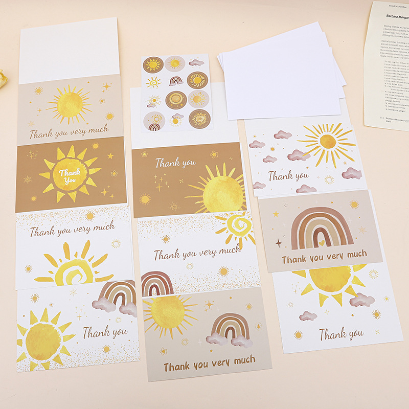 带贺卡感恩信封套装个性派对信纸邀请函唯美情人节浪漫伴手礼信封