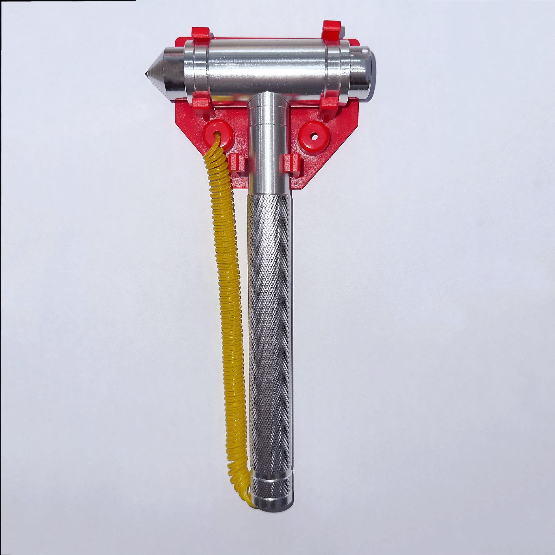 Fire Safety Hammer for Breaking Glass Doors, Household Escape Hammer, Office Tempered Glass Door Window Breaker with Anti-Theft Rope