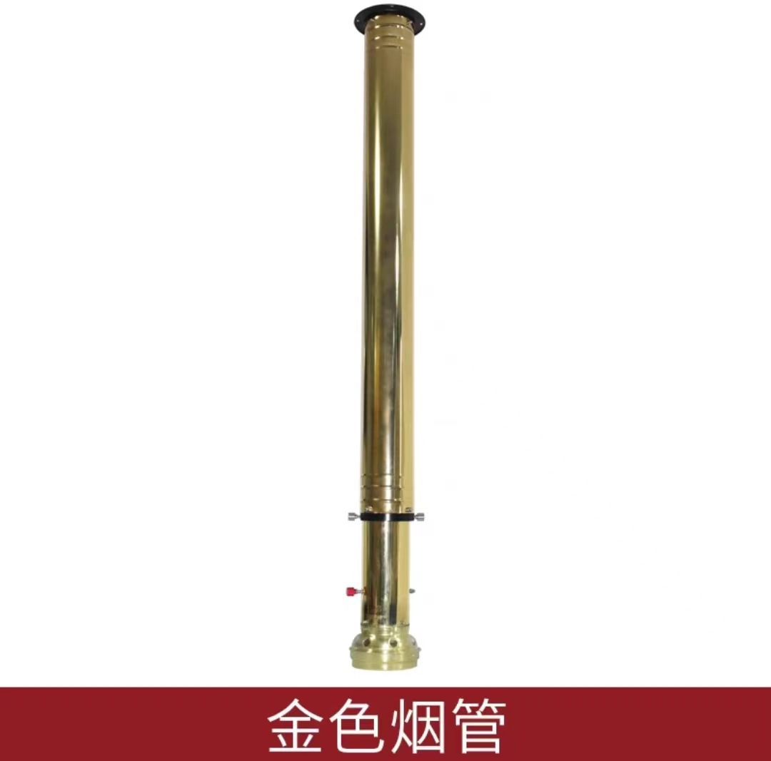 Asado coreano tubo de escape telescópico tubo de escape de acero inoxidable grueso tubo duro equipo de escape de aire de vidrio campana de escape de humo de barbacoa comercial