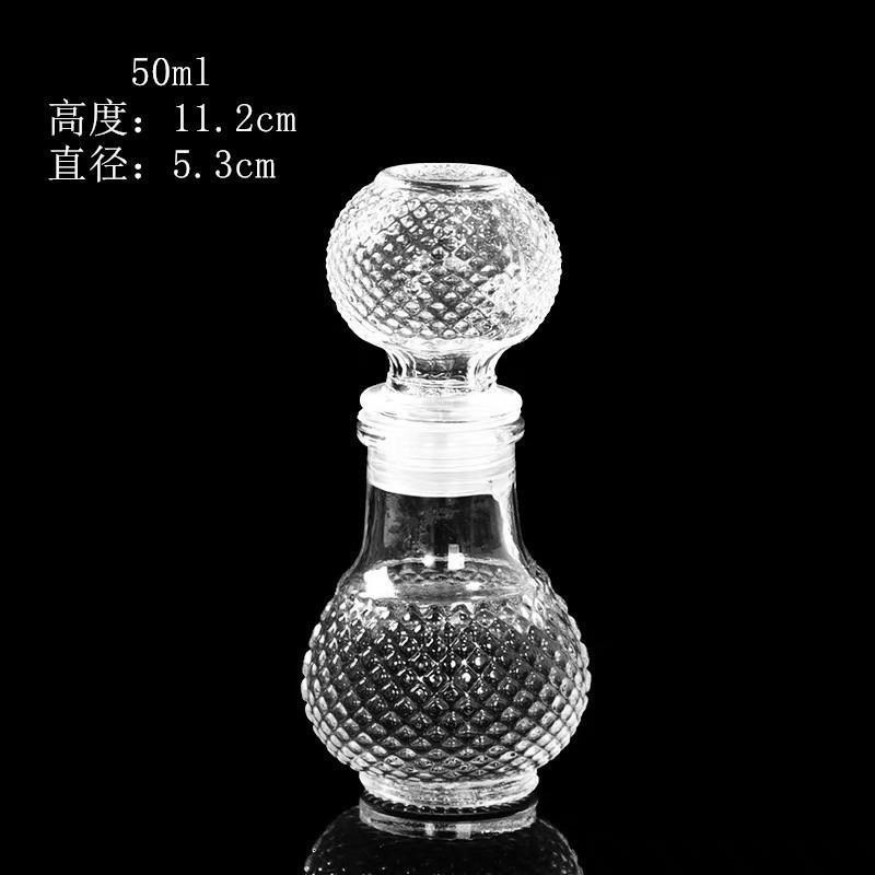Fabricantes de vinos 50ml 1000ml botellas de prueba creativas botellas de vino rosado de diamante transparentes botellas de vino extranjero